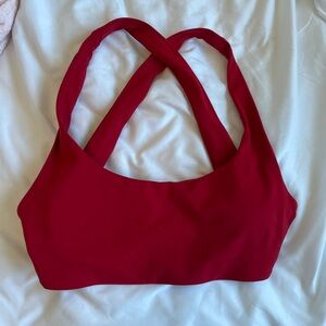 Garage Vibrant Red Sports Bra